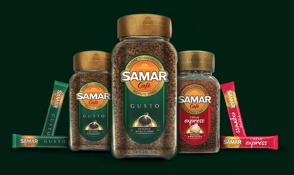  Produits de café Samar disponibles dans une variété de saveurs